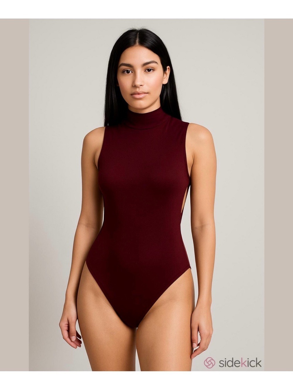 NYC mockneck sleeveless 2 snap bodysuit Woman’s plus size 2X